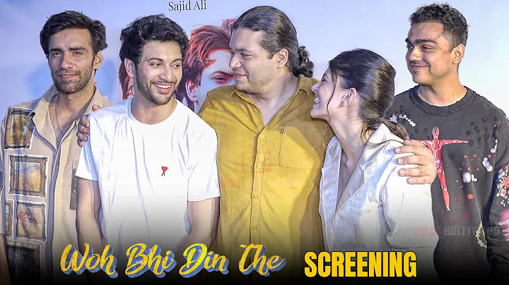 UNCUT - " Woh Bhi Din The" Screening | Sanjana Sanghi, Rohit Saraf, Adarsh Gourav, Imtiaz Ali