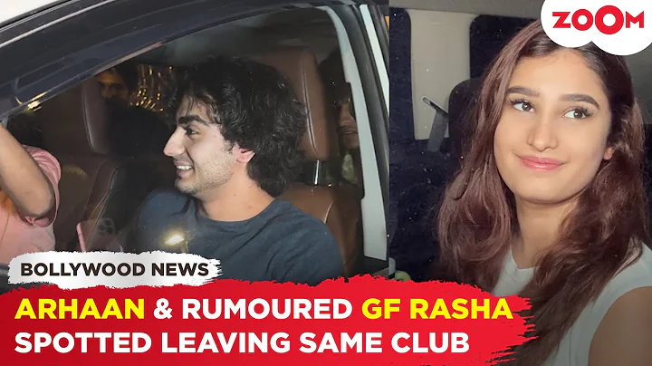 Salman Khan’s nephew Arhaan Khan TEASES paps as he gets spotted with RUMOURED GF Rasha Thadani