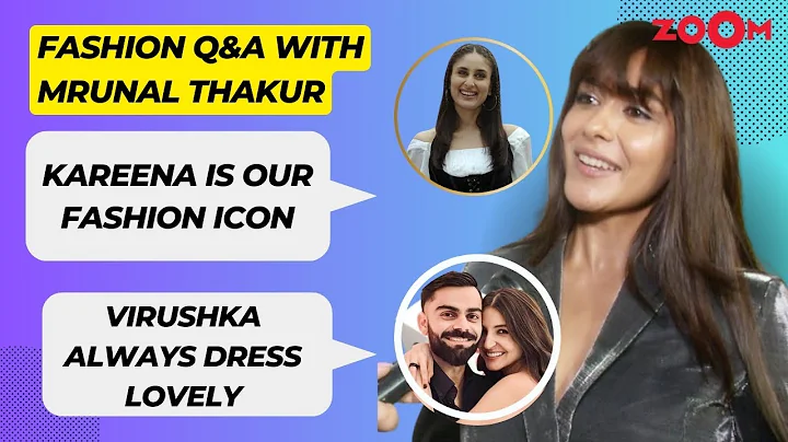 Mrunal Thakur: “Virat Kohli & Anushka Sharma, they always dress so…”